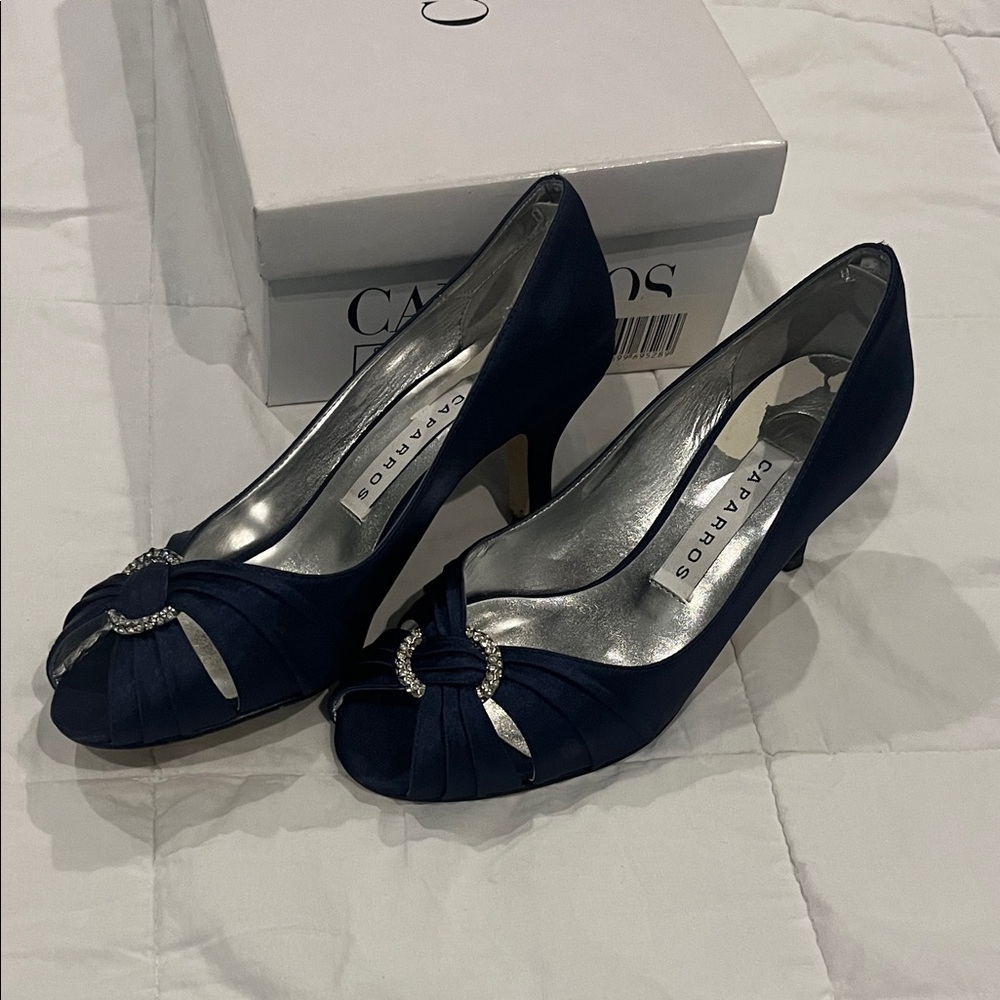 Women’s Caparros Navy Dress Shoes